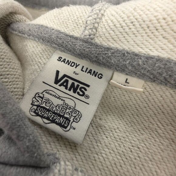 VANS Sandy Liang SpongeBob SquarePants Oversized French Terry Hoodie 90s Y2k - Picture 2 of 10